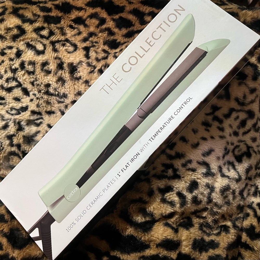 Cortex Beauty 1" 100% Solid Ceramic Ionic & Far Infrared Flat Iron
